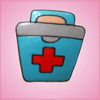 Pink Doctor Bag Cookie Cutter