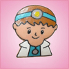 Pink Doctor Dan Cookie Cutter