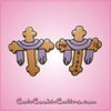 Pink Draped Cross Cookie Cutter