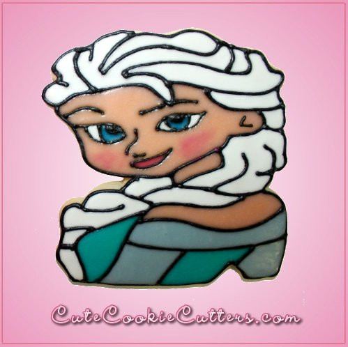 Pink Chilly Princess Cookie Cutter