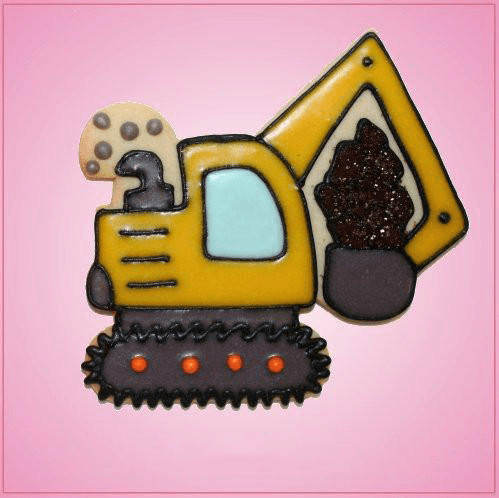 Pink Excavator Cookie Cutter
