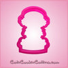 Pink Felicia The Foot Tub Spa Girl Cookie Cutter