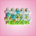 Pink Fence Cookie Cutter