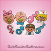 Pink Boy Chromosome Cookie Cutter