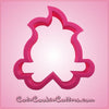 Pink Fire Pit Cookie Cutter