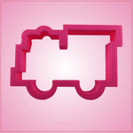 Pink Fire Truck Cookie Cutter