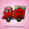 Pink Fire Truck Cookie Cutter