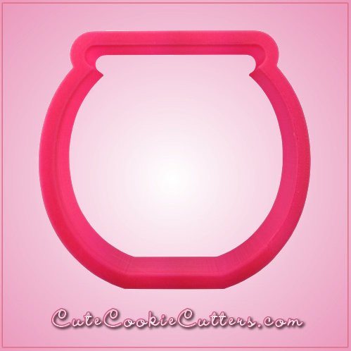 Pink Fish in Bowl Cookie Cutter