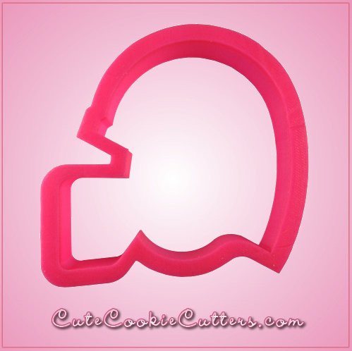 Pink Football Helmet Cookie Cutter