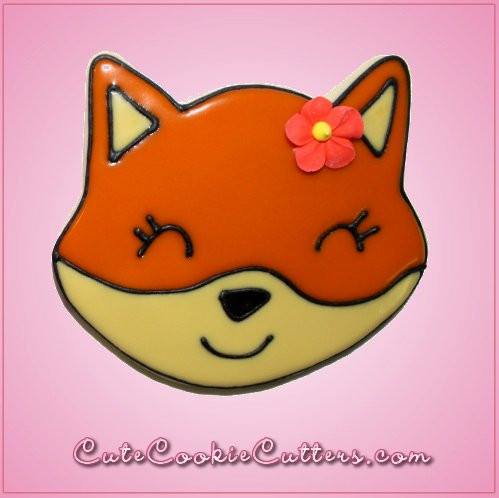 Pink Versatile Animal Head Cookie Cutter