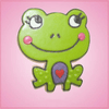 Pink Freddie Froggy Cookie Cutter