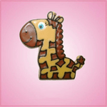 Pink Georganne Giraffe Cookie Cutter