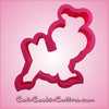 Pink George Grasshopper Cookie Cutter