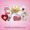 Pink Nurse Hat Cookie Cutter