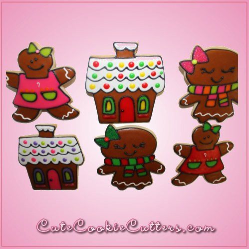Pink Gingerbread House Cookie Cutter