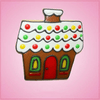 Pink Gingerbread House Cookie Cutter