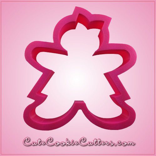 Pink Giselle Gingerbread Girl With Apron Cookie Cutter