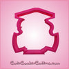 Pink Gloria Grad Girl Cookie Cutter