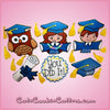 Pink Gwen Grad Owl Cookie Cutter