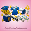 Pink Grad Gown Cookie Cutter