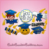 Pink Grad Smiley Cookie Cutter