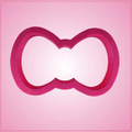 Pink Hair Bow Cookie Cutter - Cheap Cookie Cutters