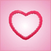 Pink Heart Scalloped Cookie Cutter