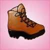 Pink Hiking Boot Cookie Cutter