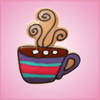 Pink Hot Cocoa with Steam Cookie Cutter
