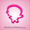 Pink Hula Girl Cookie Cutter