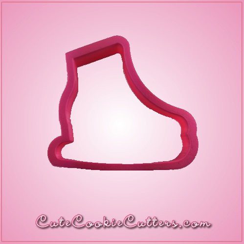 Pink Ice Skate Cookie Cutter