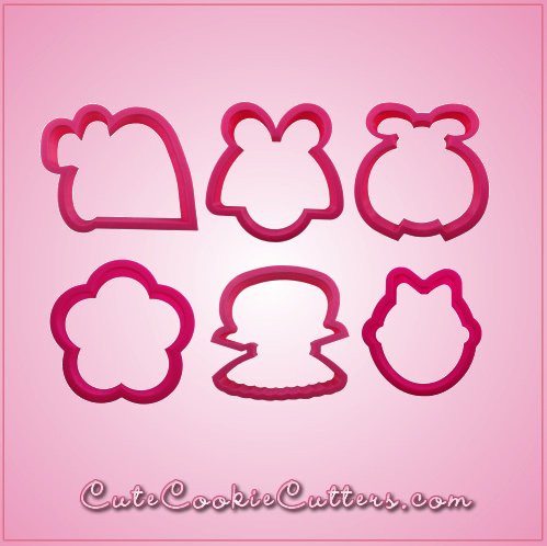 Pink Ladybug Cookie Cutter Set