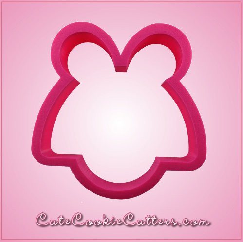 Pink Ladybug Face Front Cookie Cutter