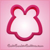 Pink Ladybug Face Front Cookie Cutter