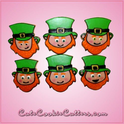Pink Liam Leprechaun Cookie Cutter