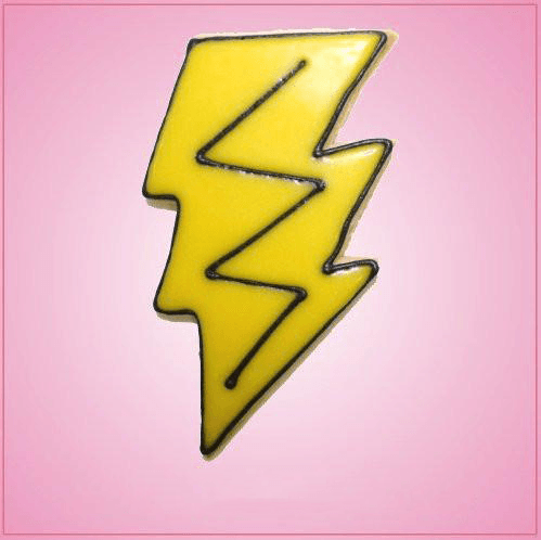 Pink Lightning Bolt Cookie Cutter