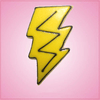 Pink Lightning Bolt Cookie Cutter
