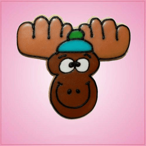 Pink Marcus Moose Cookie Cutter