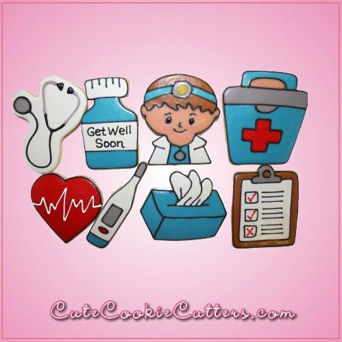 Pink Stethoscope Cookie Cutter