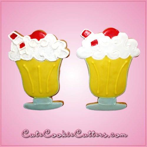 Pink Milk Shake Cookie Cutter