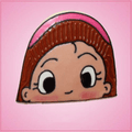 Pink Mimi Baking Girl Peeker Cookie Cutter