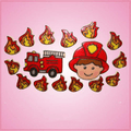 Pink Mini Flame Cookie Cutter