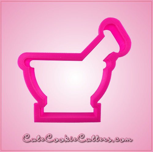 Pink Mortar And Pestle Cookie Cutter