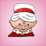 Pink Mrs Claus Cookie Cutter