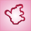 Pink Happy Snowman Cookie Cutter