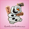 Pink Happy Snowman Cookie Cutter