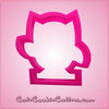 Pink Ollie Owl Cookie Cutter