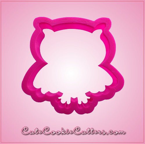 Pink Omar Owl Cookie Cutter