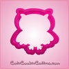 Pink Omar Owl Cookie Cutter
