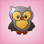 Pink Omar Owl Cookie Cutter